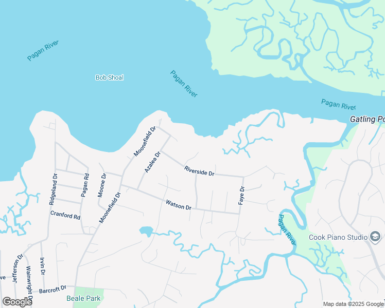 map of restaurants, bars, coffee shops, grocery stores, and more near 7 Jamesview Circle in Smithfield
