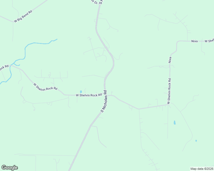 map of restaurants, bars, coffee shops, grocery stores, and more near 1773 South Nicholas Road in Nixa