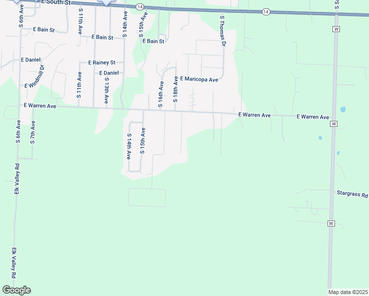 map of restaurants, bars, coffee shops, grocery stores, and more near 2400-2610 S 19th Ave in Ozark