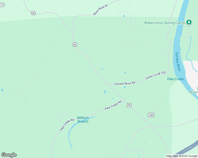 map of restaurants, bars, coffee shops, grocery stores, and more near State Highway M in Van Buren