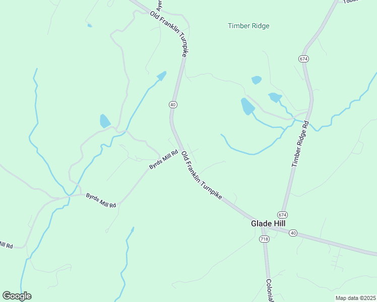 map of restaurants, bars, coffee shops, grocery stores, and more near 6775 Old Franklin Turnpike in Glade Hill