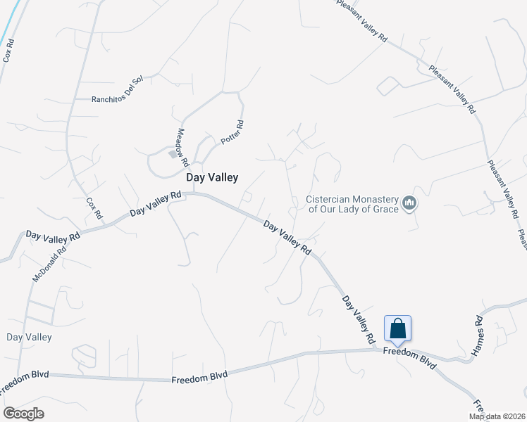 map of restaurants, bars, coffee shops, grocery stores, and more near 1535 Day Valley Road in Aptos