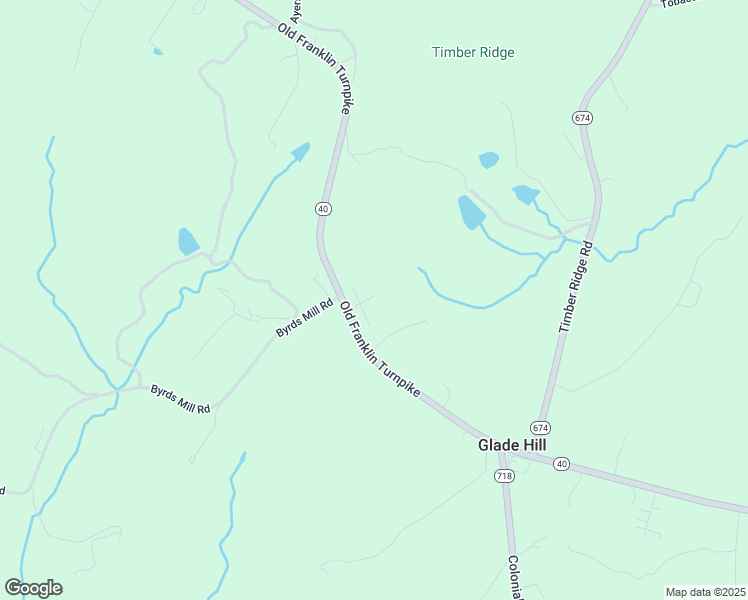 map of restaurants, bars, coffee shops, grocery stores, and more near 6775 Old Franklin Turnpike in Glade Hill
