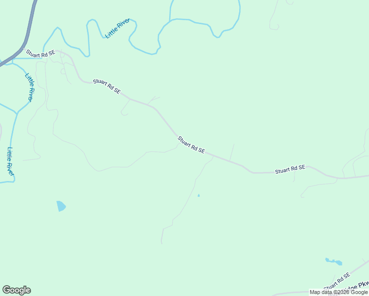 map of restaurants, bars, coffee shops, grocery stores, and more near 702 Stuart Road Southeast in Copper Hill