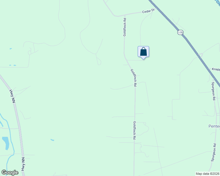 map of restaurants, bars, coffee shops, grocery stores, and more near 8800 Douglas Lane in Joplin