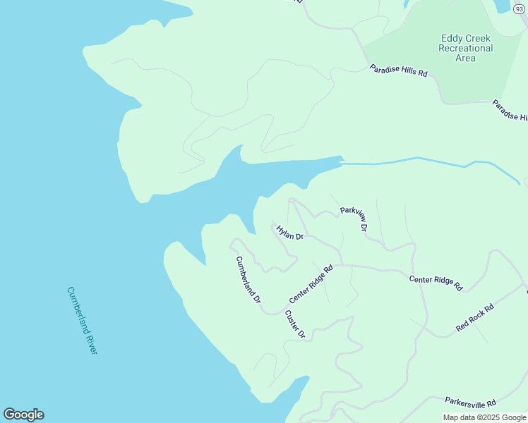 map of restaurants, bars, coffee shops, grocery stores, and more near Hylan Drive in Eddyville