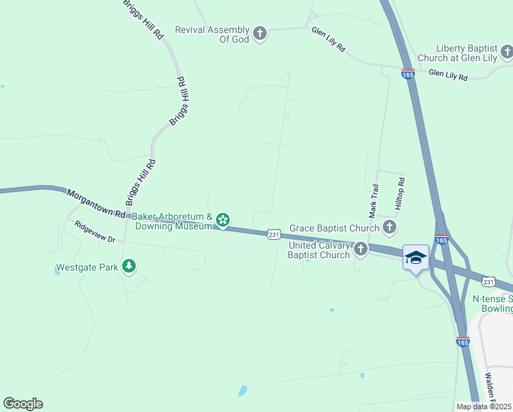 map of restaurants, bars, coffee shops, grocery stores, and more near 169 West Villa Drive in Bowling Green