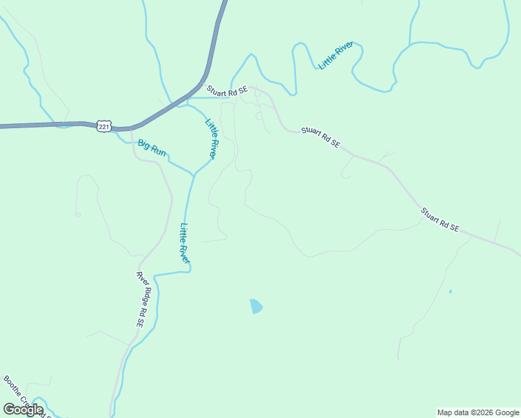 map of restaurants, bars, coffee shops, grocery stores, and more near 162 Stuart Road Southeast in Copper Hill