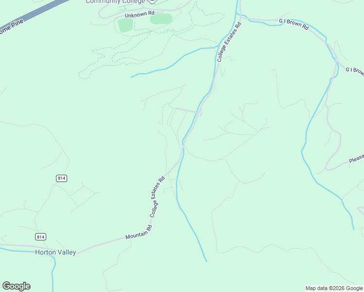 map of restaurants, bars, coffee shops, grocery stores, and more near 1324 College Estates Road in Cedar Bluff