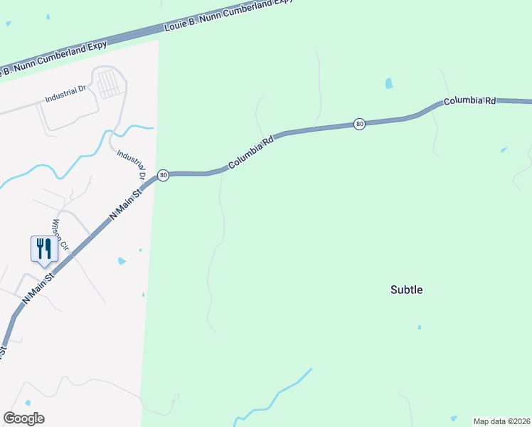 map of restaurants, bars, coffee shops, grocery stores, and more near 1705 Columbia Road in Edmonton