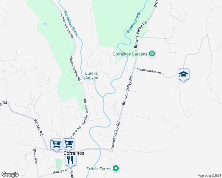 map of restaurants, bars, coffee shops, grocery stores, and more near 178 Vía Venito in Watsonville