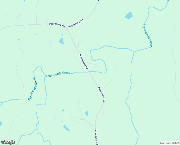 map of restaurants, bars, coffee shops, grocery stores, and more near 8245 Poorhouse Road in Kenbridge