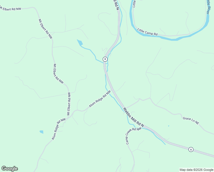 map of restaurants, bars, coffee shops, grocery stores, and more near 4668 Webbs Mill Road North in Riner