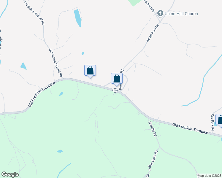 map of restaurants, bars, coffee shops, grocery stores, and more near in Union Hall