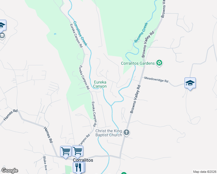 map of restaurants, bars, coffee shops, grocery stores, and more near 31 Vía Arroyo in Watsonville