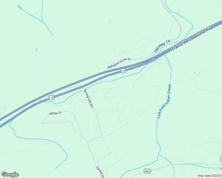 map of restaurants, bars, coffee shops, grocery stores, and more near 201 Spring Drive in Cedar Bluff