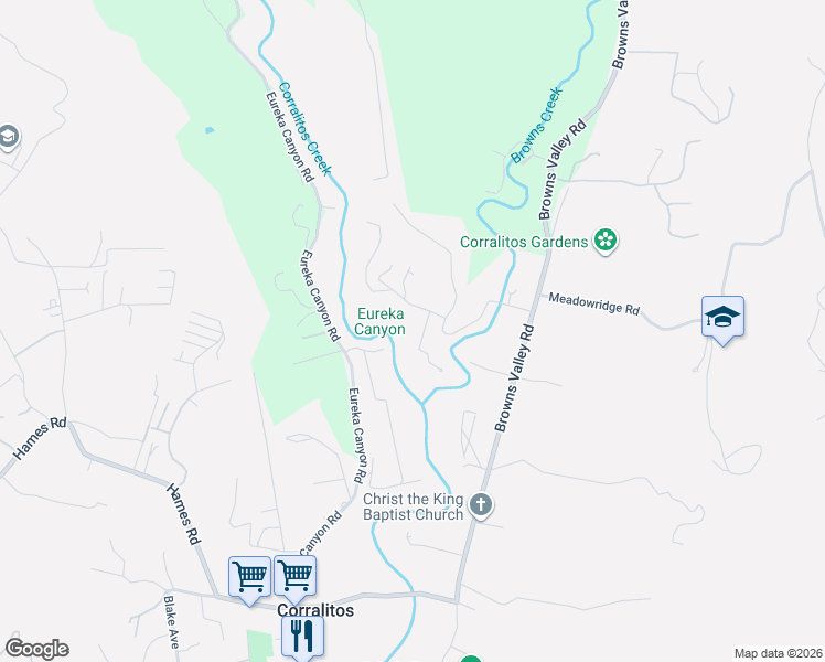 map of restaurants, bars, coffee shops, grocery stores, and more near 31 Vía Arroyo in Watsonville
