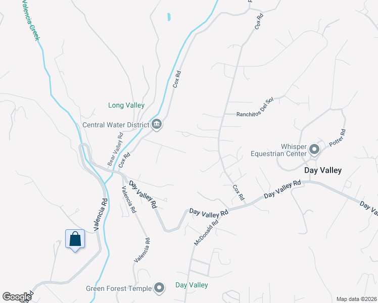 map of restaurants, bars, coffee shops, grocery stores, and more near 159 McKay Road in Aptos
