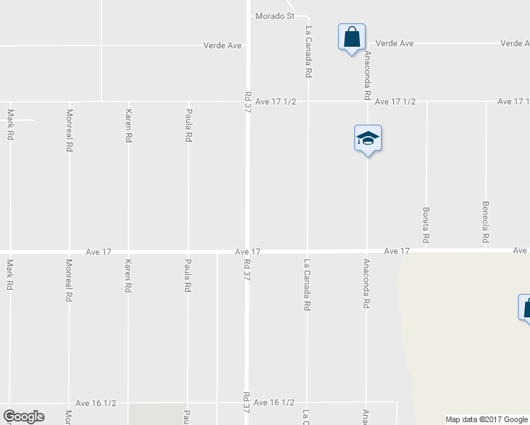 map of restaurants, bars, coffee shops, grocery stores, and more near 17137 Road 37 in Madera