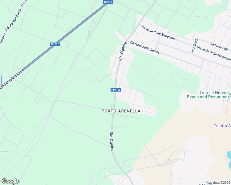 map of restaurants, bars, coffee shops, grocery stores, and more near 56 Via Filicudi in Libero consorzio comunale di Siracusa