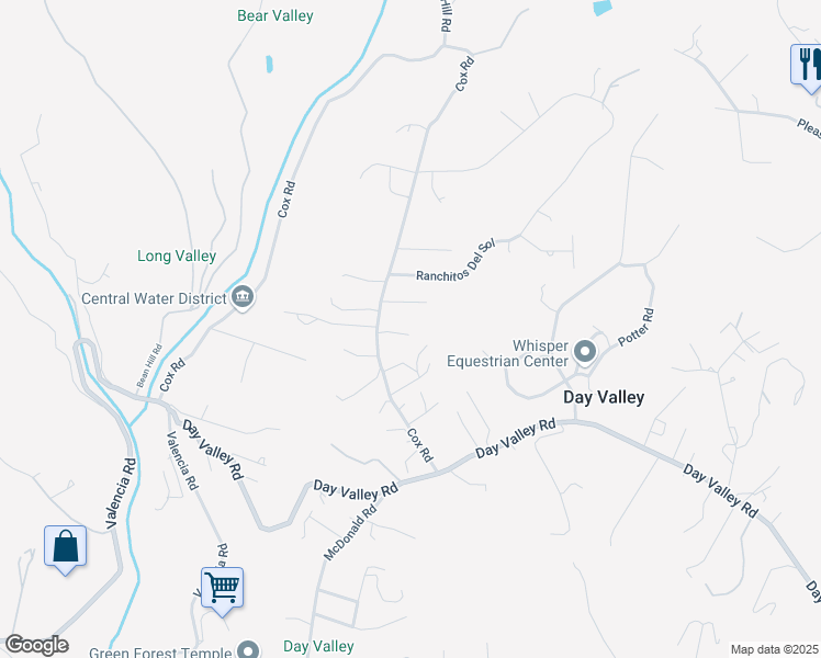 map of restaurants, bars, coffee shops, grocery stores, and more near in Aptos