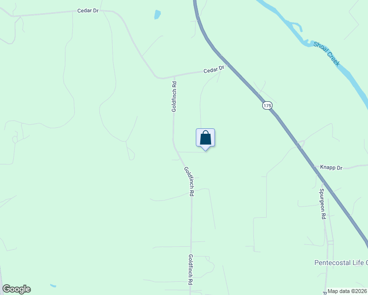 map of restaurants, bars, coffee shops, grocery stores, and more near 4785 Goldfinch Road in Joplin