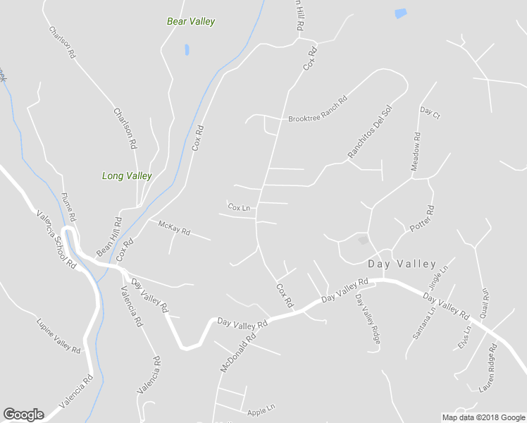 map of restaurants, bars, coffee shops, grocery stores, and more near 1925 Cox Road in Aptos