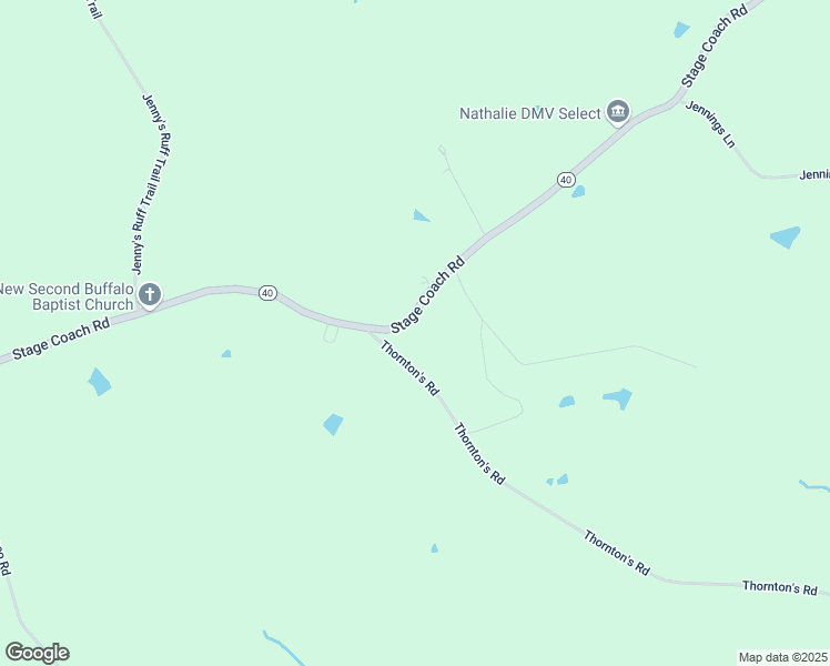 map of restaurants, bars, coffee shops, grocery stores, and more near 5179 Stage Coach Road in Nathalie