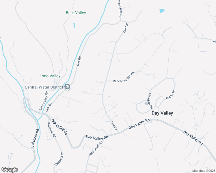 map of restaurants, bars, coffee shops, grocery stores, and more near 1881 Cox Road in Aptos