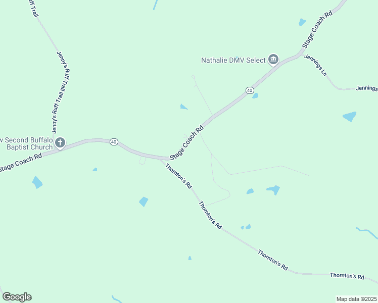 map of restaurants, bars, coffee shops, grocery stores, and more near 5179 Stage Coach Road in Nathalie