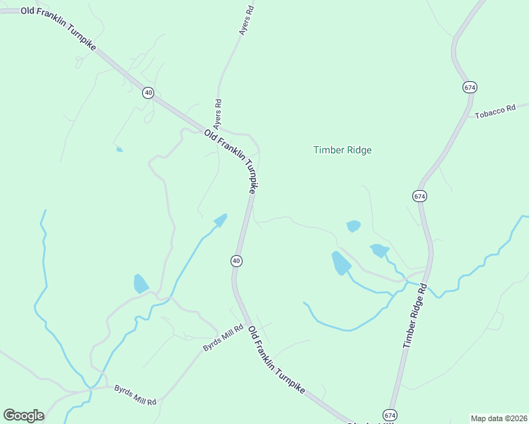 map of restaurants, bars, coffee shops, grocery stores, and more near 6449 Old Franklin Turnpike in Glade Hill