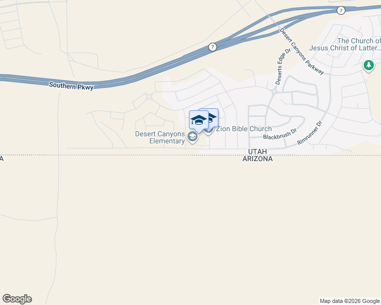 map of restaurants, bars, coffee shops, grocery stores, and more near 3101 Rimrunner Drive in St. George