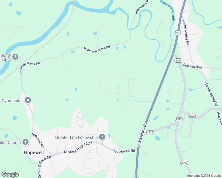 map of restaurants, bars, coffee shops, grocery stores, and more near 2003 Crescent Circle in Corbin