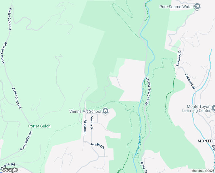 map of restaurants, bars, coffee shops, grocery stores, and more near 999 Mesa Grande Road in Aptos