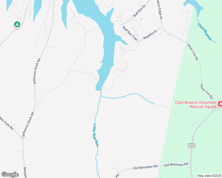map of restaurants, bars, coffee shops, grocery stores, and more near 42 Bull Run Trail in Penhook