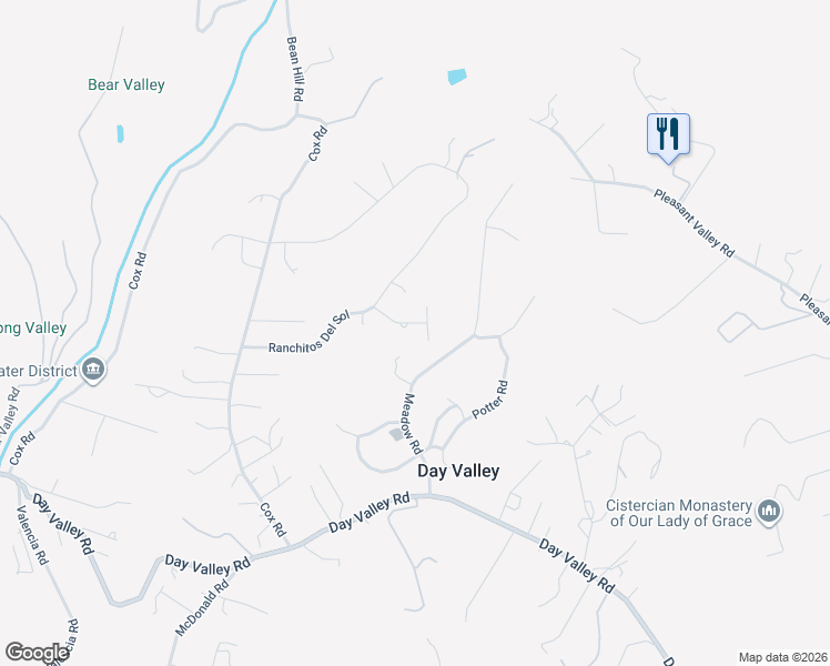 map of restaurants, bars, coffee shops, grocery stores, and more near 500 Calle Del Sol in Aptos