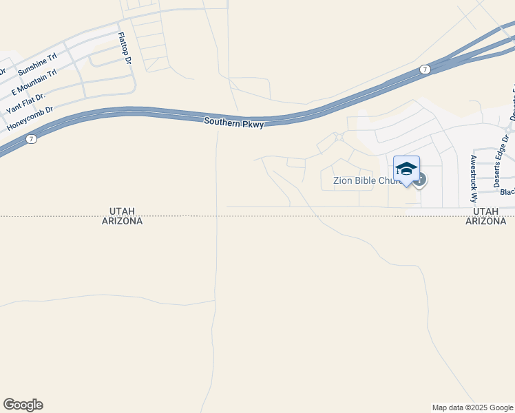 map of restaurants, bars, coffee shops, grocery stores, and more near East Rimrunner Drive in St. George