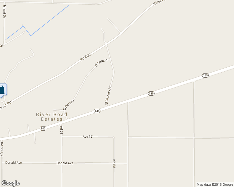 map of restaurants, bars, coffee shops, grocery stores, and more near 17345 El Camino Road in Madera