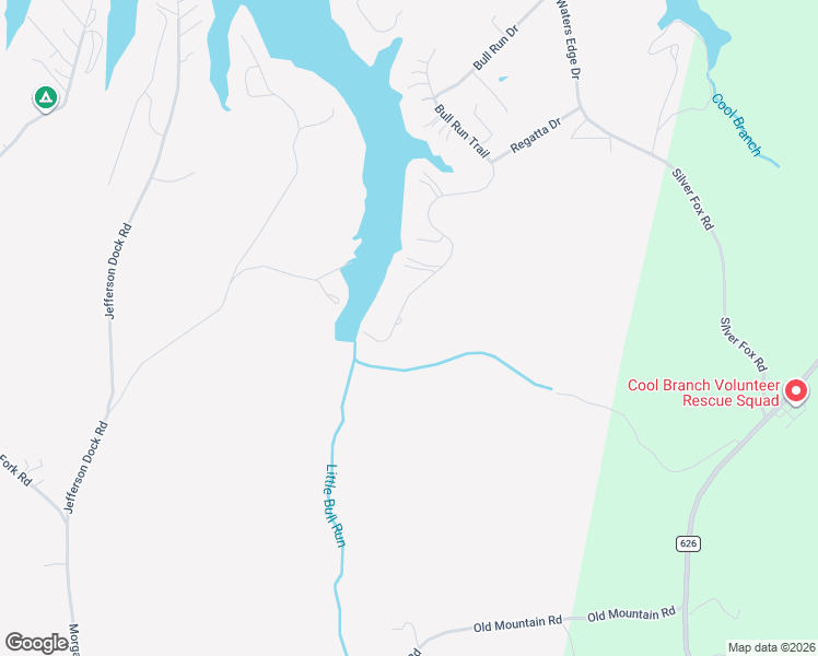 map of restaurants, bars, coffee shops, grocery stores, and more near 42 Bull Run Trail in Penhook