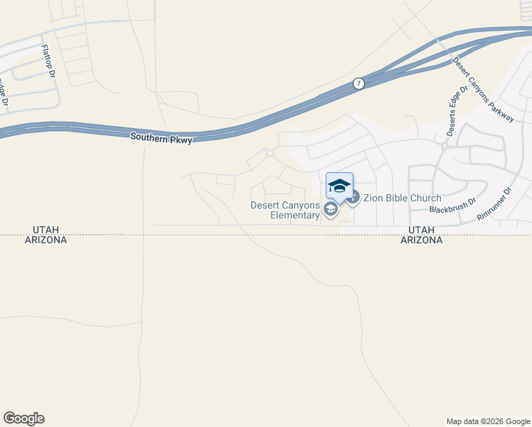 map of restaurants, bars, coffee shops, grocery stores, and more near 2914 East Alderann Street in St. George