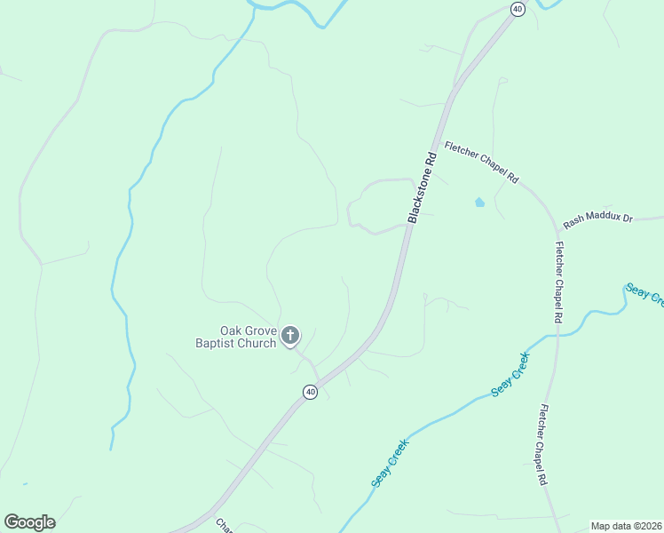 map of restaurants, bars, coffee shops, grocery stores, and more near Forest Road in Kenbridge