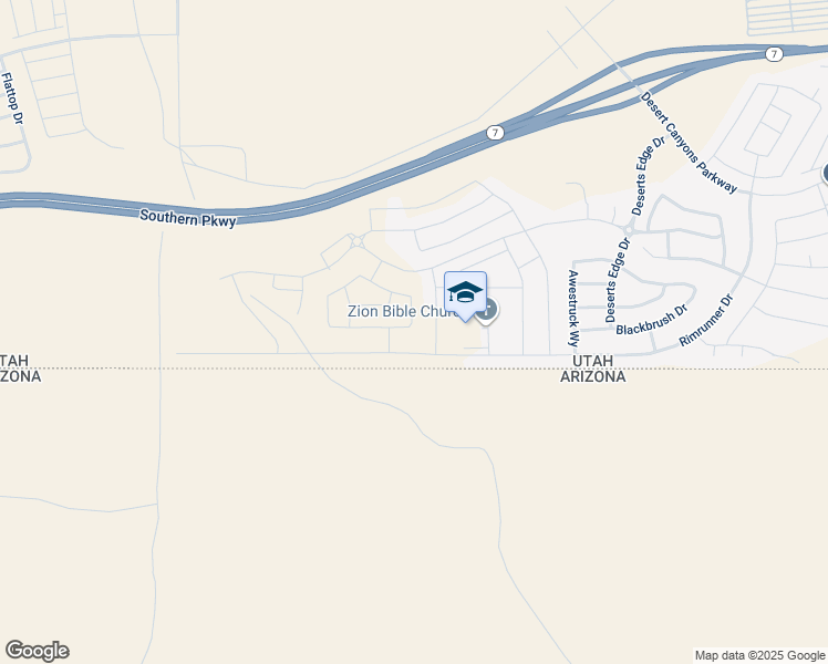 map of restaurants, bars, coffee shops, grocery stores, and more near 3018 East Alderann Street in St. George