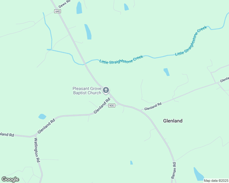 map of restaurants, bars, coffee shops, grocery stores, and more near 5416 Renan Road in Hurt