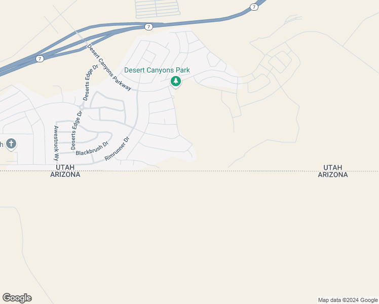 map of restaurants, bars, coffee shops, grocery stores, and more near 6283 South Desert Cove Circle in St. George