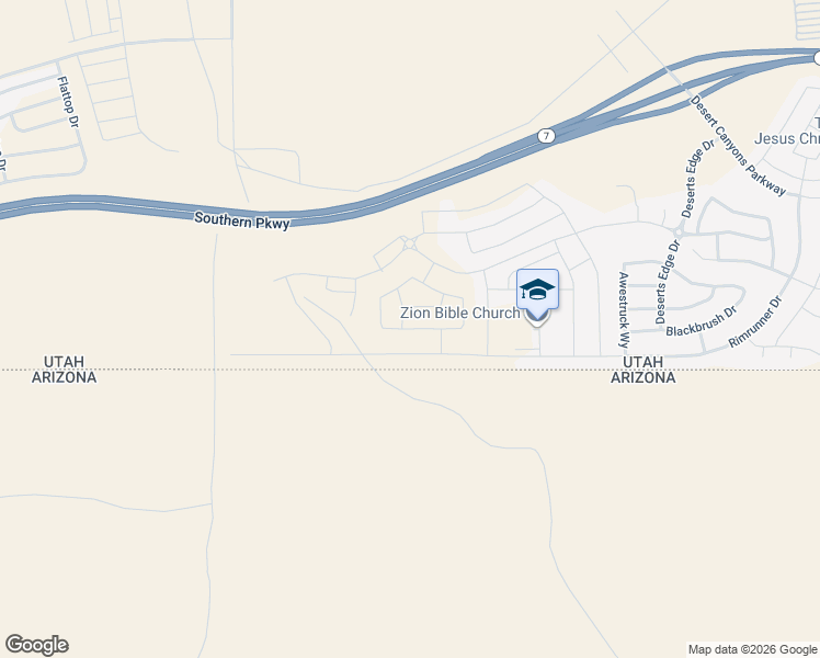 map of restaurants, bars, coffee shops, grocery stores, and more near 2929 East Alderann Street in St. George