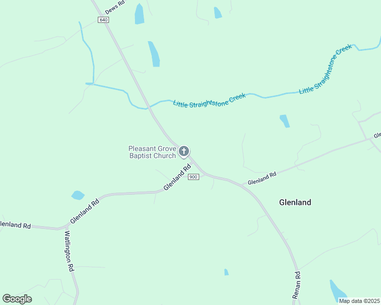 map of restaurants, bars, coffee shops, grocery stores, and more near 5416 Renan Road in Hurt