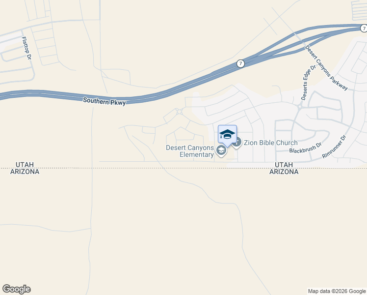 map of restaurants, bars, coffee shops, grocery stores, and more near 2941 East Alderann Street in St. George
