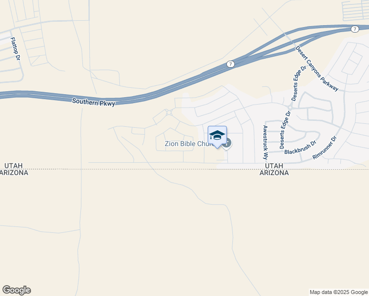 map of restaurants, bars, coffee shops, grocery stores, and more near 2979 East Alderann Street in St. George