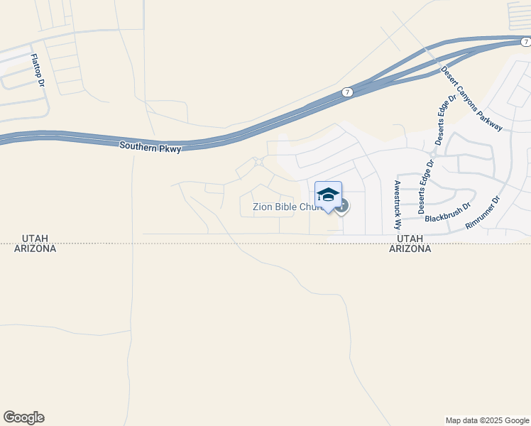 map of restaurants, bars, coffee shops, grocery stores, and more near 2941 East Alderann Street in St. George