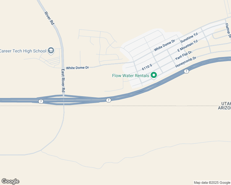 map of restaurants, bars, coffee shops, grocery stores, and more near 1466 Honeycomb Drive in St. George